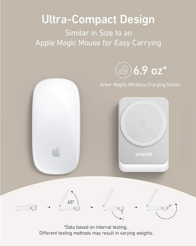 ANKER MAGSAFE CHARGER COMPATIBLE, MAGGO 3-IN-1 CHARGING STATION