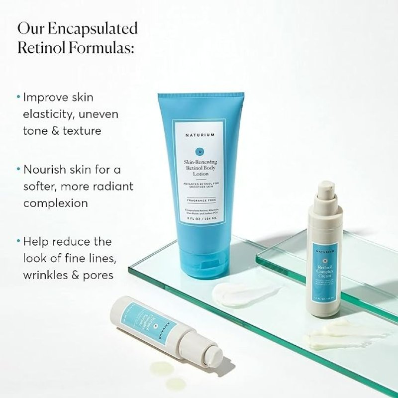 NATURIUM SKIN-RENEWING RETINOL BODY LOTION - 8 OZ