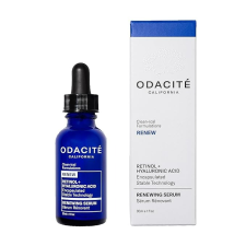 ODACITE RENEWING RETINOL & HYALURONIC ACID FACIAL SERUM - 1 FL OZ