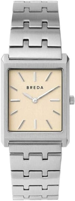 BREDA 'VIRGIL' STAINLESS STEEL AND METAL BRACELET WATCH, 26MM