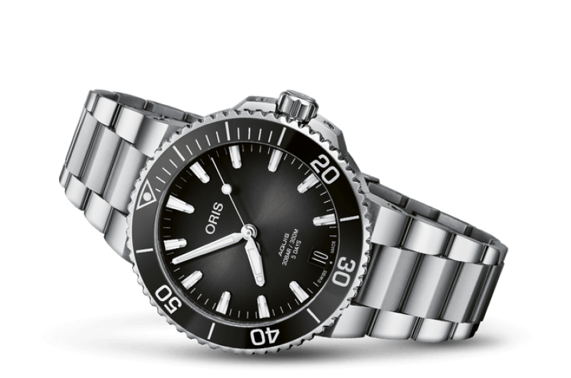 ORIS AQUIS DATE CALIBRE 400 - 01 400 7769 4154-07 8 22 09PEB