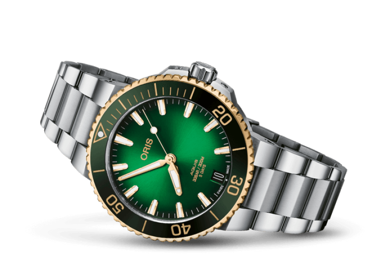 ORIS AQUIS DATE CALIBRE 400 - 01 400 7769 6357-07 8 22 09PEB