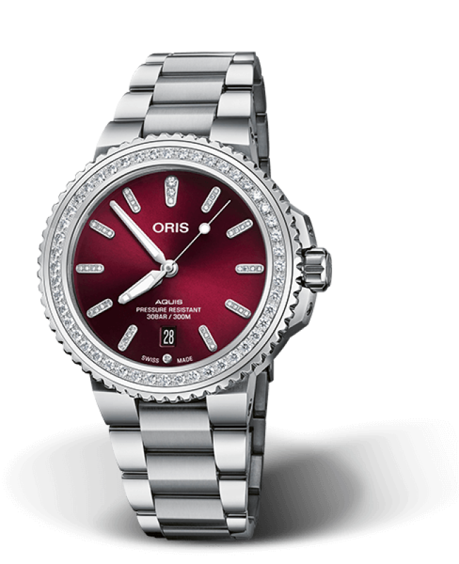 ORIS AQUIS DATE DIAMONDS 01 733 7766 4998-07 8 22 05PEB