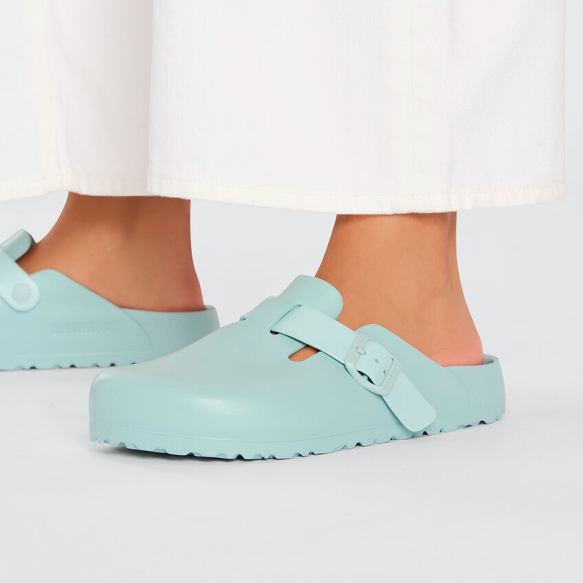 BIRKENSTOCK BOSTON ESSENTIALS EVA - SURF GREEN
