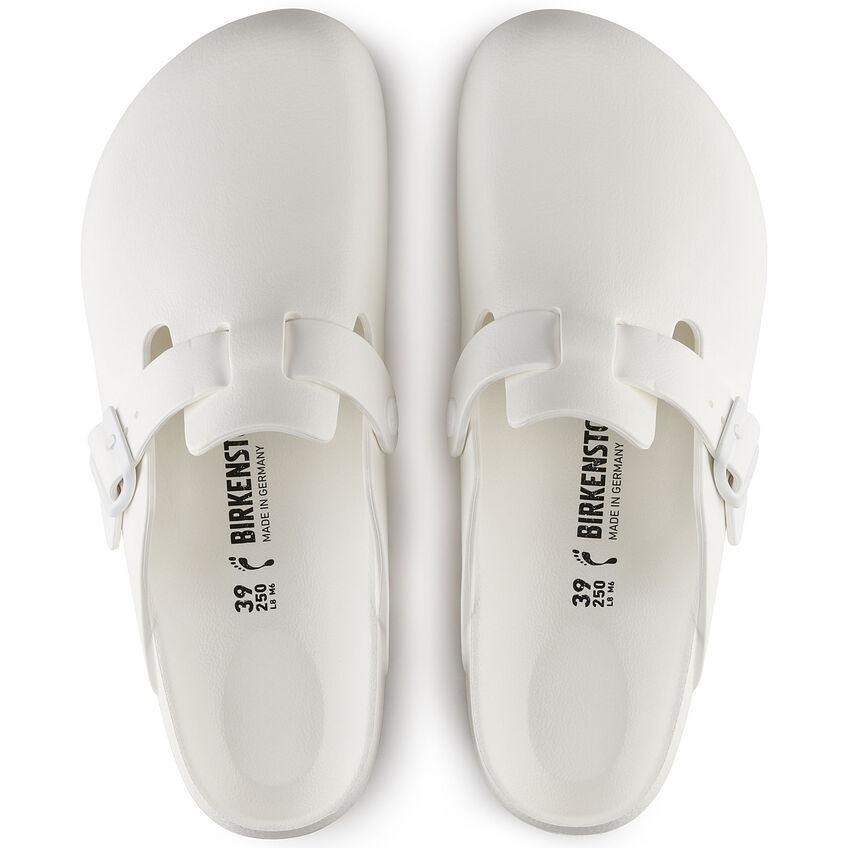 BIRKENSTOCK BOSTON ESSENTIALS EVA - WHITE