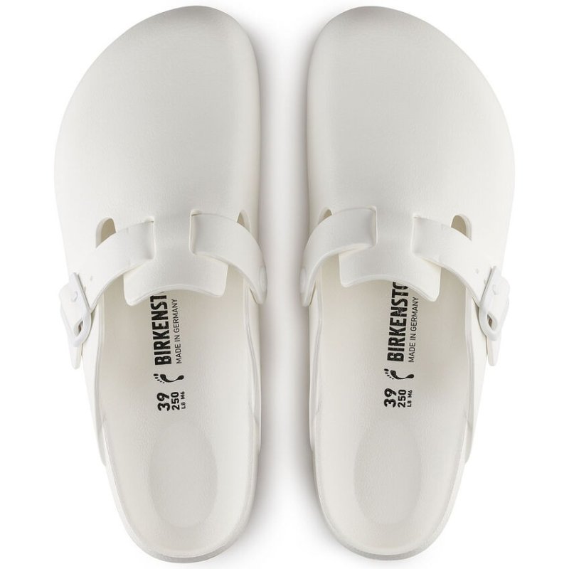 BIRKENSTOCK BOSTON ESSENTIALS EVA - WHITE