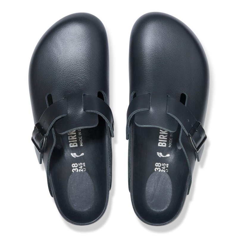 BIRKENSTOCK BOSTON LEATHER - BLACK