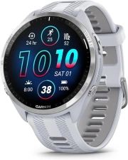 GARMIN FORERUNNER 965 RUNNING SMARTWATCH - WHITESTONE AND POWDER GRAY
