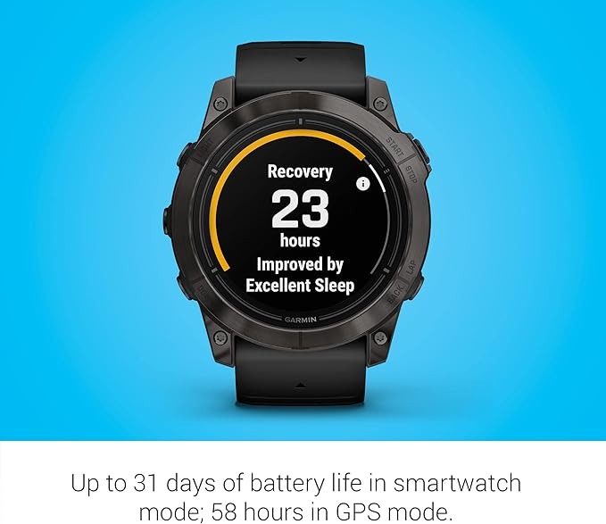 GARMIN EPIX PRO (GEN 2) SAPPHIRE EDITION - 51 MM - BLACK
