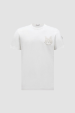 MONCLER MONOGRAM T-SHIRT - WHITE