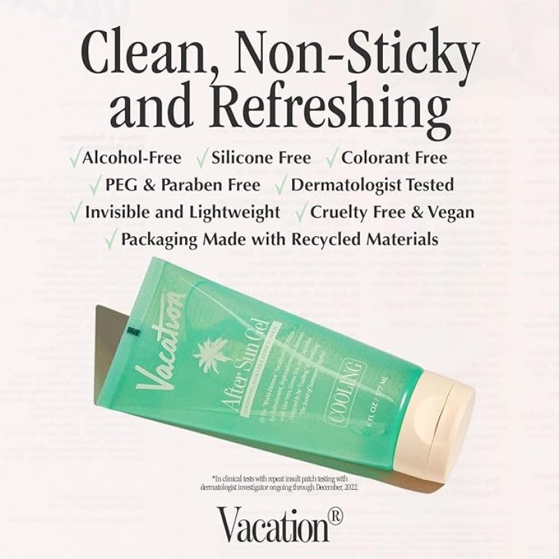 VACATION AFTER SUN GEL + AIRFRESHENER BUNDLE - 6 FL OZ