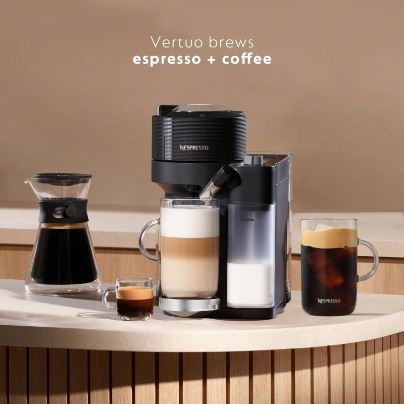 NESPRESSO VERTUO LATTISSIMA - BLACK