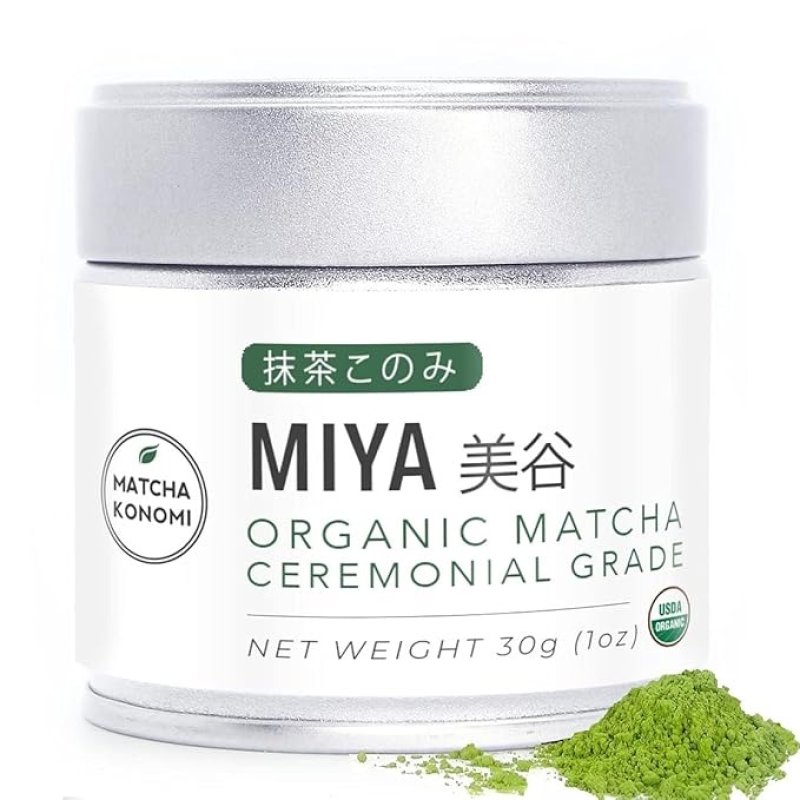 MIYA MATCHA 30G - ORGANIC PREMIUM CEREMONIAL JAPANESE MATCHA GREEN TEA POWDER