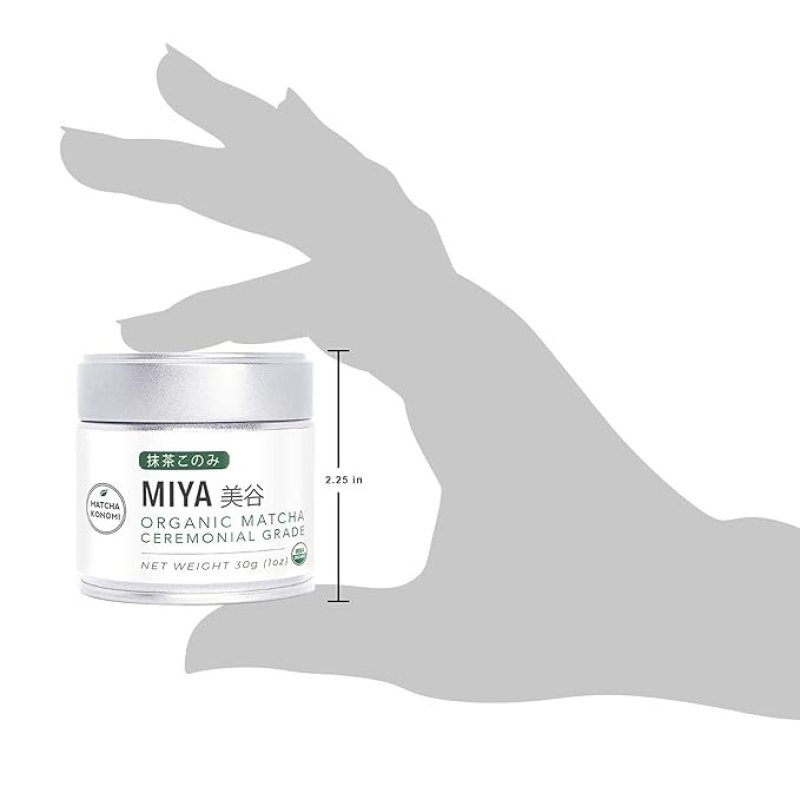 MIYA MATCHA 30G - ORGANIC PREMIUM CEREMONIAL JAPANESE MATCHA GREEN TEA POWDER