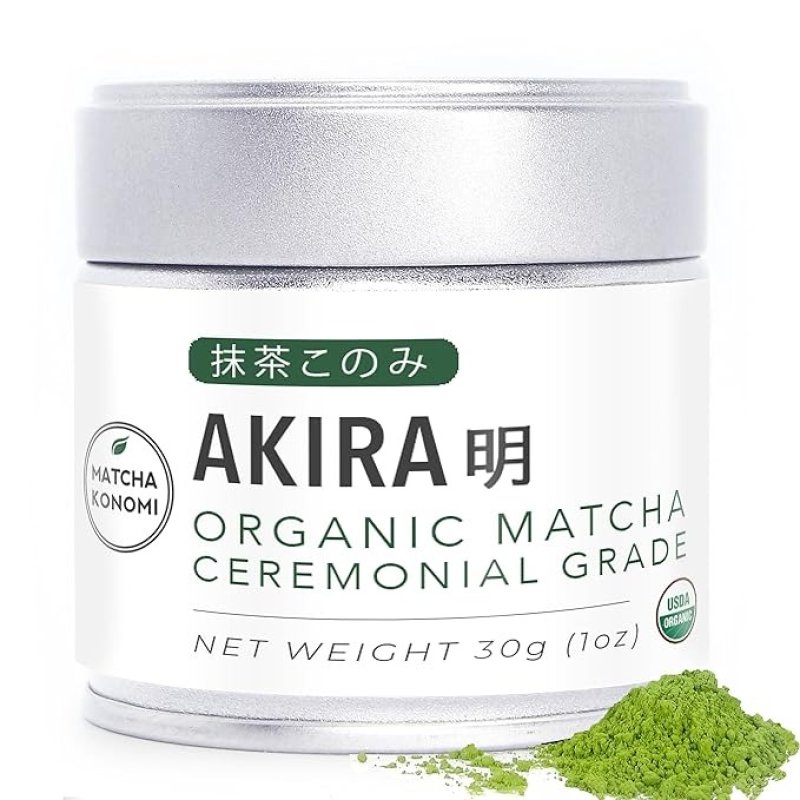 AKIRA MATCHA 30G - ORGANIC PREMIUM CEREMONIAL JAPANESE MATCHA GREEN TEA POWDER