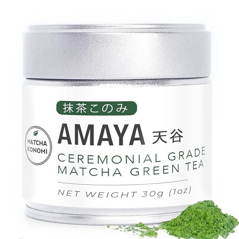 AMAYA MATCHA - PREMIUM CEREMONIAL JAPANESE MATCHA GREEN TEA POWDER