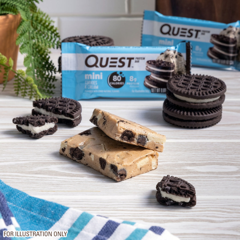 QUEST NUTRITION MINI COOKIES & CREAM PROTEIN BARS