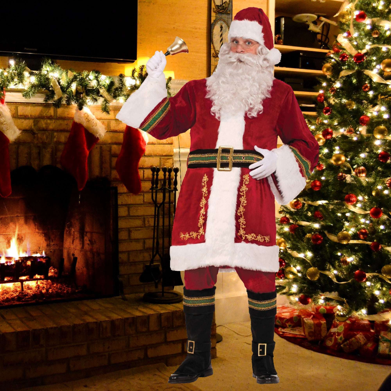 ABRACADABRA NYC PREMIUM CLASSIC SANTA SUIT PROFESSIONAL ADULT COSTUME