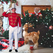 ABRACADABRA NYC HIGH QUALITY WOODEN SOLDIER MEN'S COSTUME