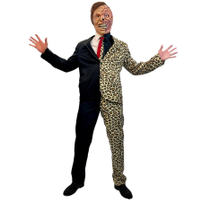 ABRACADABRA NYC EXCLUSIVE TWO-FACED PREMIUM HALF PRINTED ADULT COSTUME SET