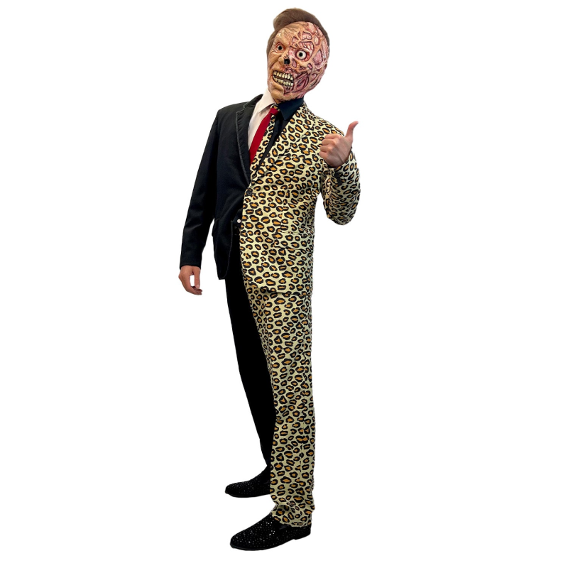 ABRACADABRA NYC EXCLUSIVE TWO-FACED PREMIUM HALF PRINTED ADULT COSTUME SET