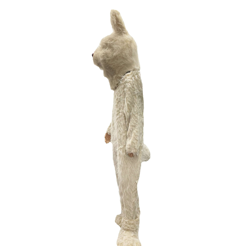 ABRACADABRA NYC WHITE SHAGGY DOG ADULT MASCOT COSTUME