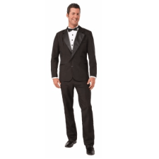 ABRACADABRA NYC INSTANT TUXEDO ZIP UP ADULT COSTUME