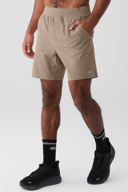 ALO YOGA 7'' REPETITION SHORT - GRAVEL