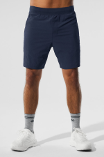 ALO YOGA 7" REPETITION SHORT - NAVY