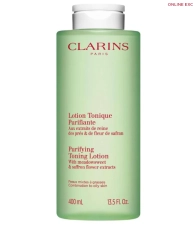 CLARINS PURIFYING TONING FACE LOTION FOR OILY SKIN - 13.5 OZ
