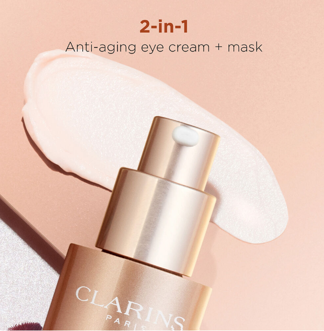CLARINS TOTAL EYE SMOOTH - UNDER EYE SMOOTHING BALM - 0.5 OZ
