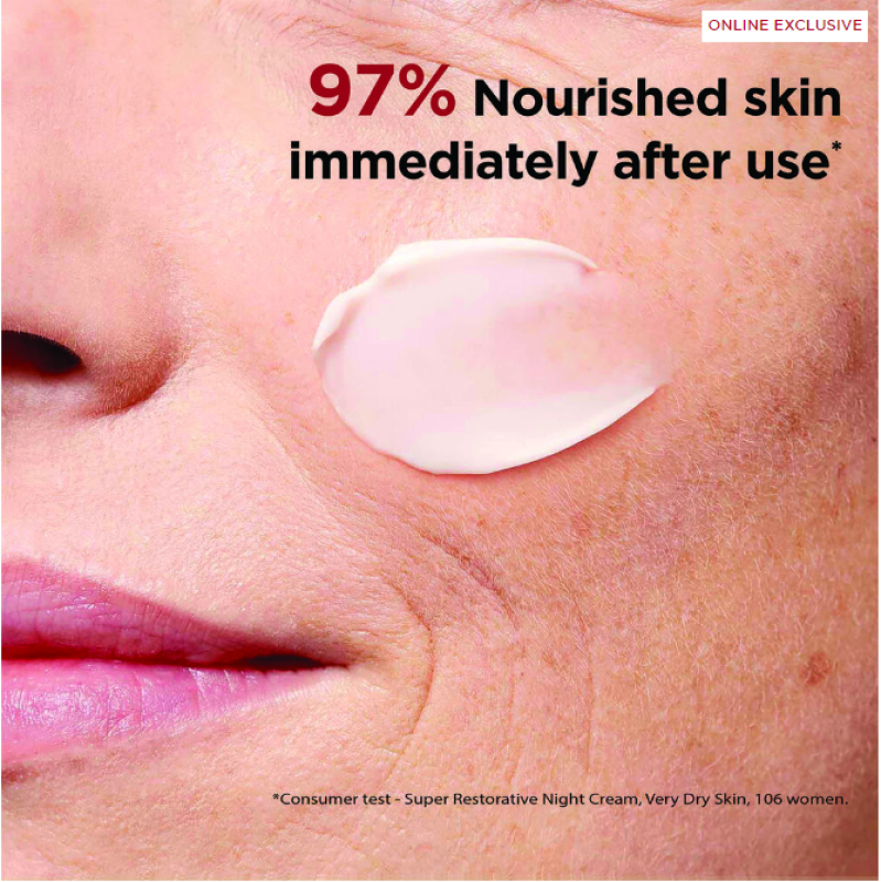 CLARINS SUPER RESTORATIVE NIGHT CREAM - VERY DRY SKIN - 1.6 OZ