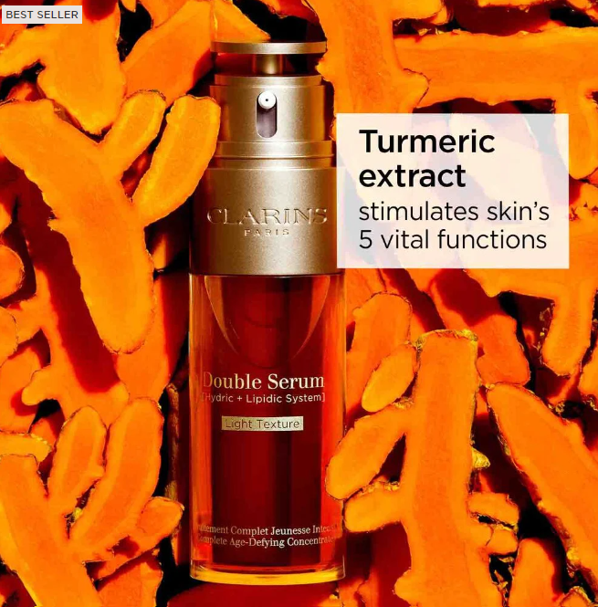 CLARINS DOUBLE SERUM LIGHT TEXTURE ANTI-AGING SERUM - 1.6 OZ
