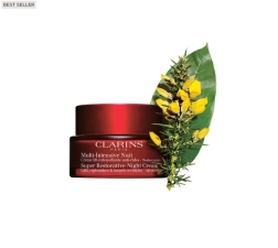 CLARINS SUPER RESTORATIVE NIGHT CREAM - ALL SKIN TYPES - 1.7 OZ