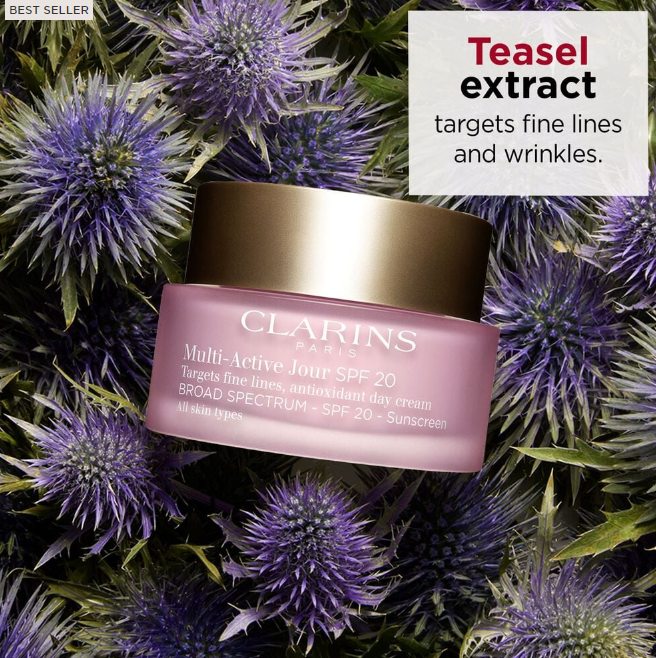 CLARINS MULTI-ACTIVE DAY CREAM SPF 20 - ALL SKIN TYPES - 1.7 OZ