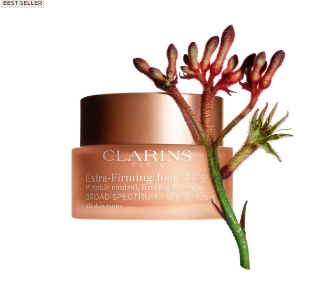 CLARINS EXTRA-FIRMING DAY CREAM - SPF 15 ALL SKIN TYPES - 1.7 OZ