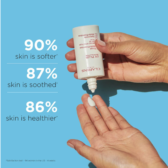 CLARINS UV PLUS SPF 50 ANTI POLLUTION FACE SUNSCREEN - 1.7 OZ
