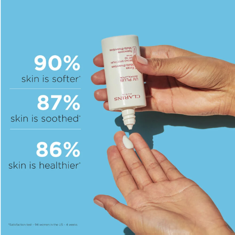 CLARINS UV PLUS SPF 50 ANTI POLLUTION FACE SUNSCREEN - 1.7 OZ