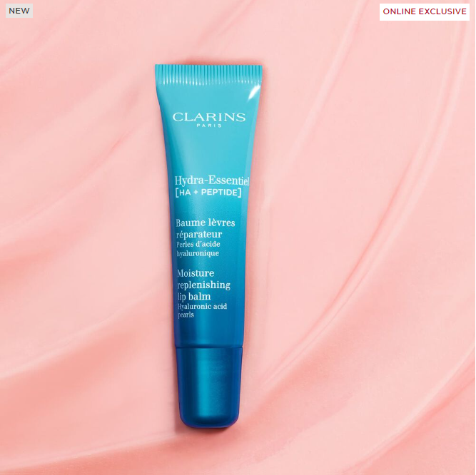 CLARINS HYDRA-ESSENTIEL [HA + PEPTIDE] MOISTURE REPLENISHING LIP BALM - 0.5 OZ