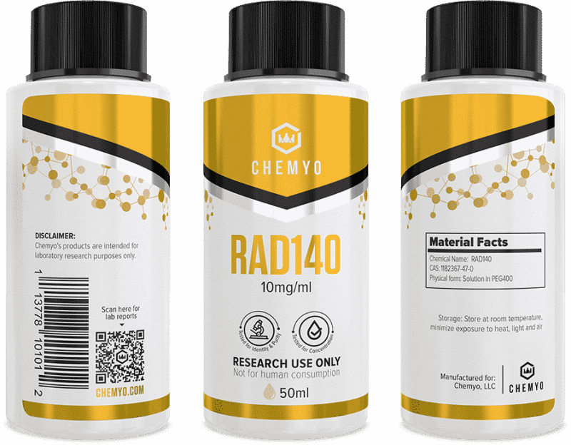 CHEMYO RAD140 | TESTOLONE RAD-140 SOLUTION 10MG/ML – 50ML
