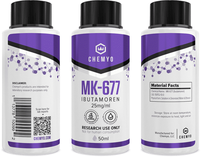 CHEMYO MK-677 IBUTAMOREN SOLUTION 25MG/ML – 50ML
