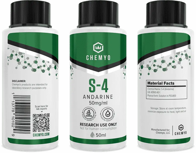 CHEMYO ANDARINE S4 SARM SOLUTION 50MG/ML – 50ML