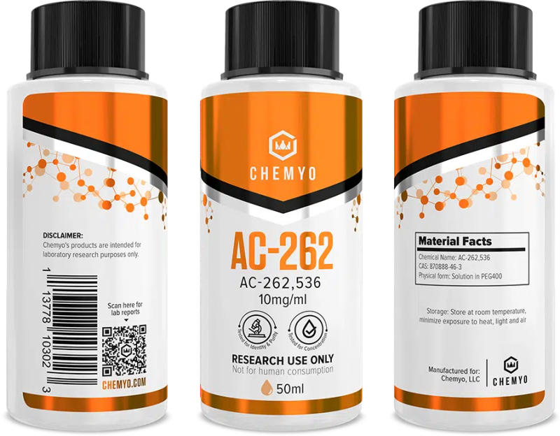 CHEMYO AC262,536 SOLUTION 10MG/ML – 50ML