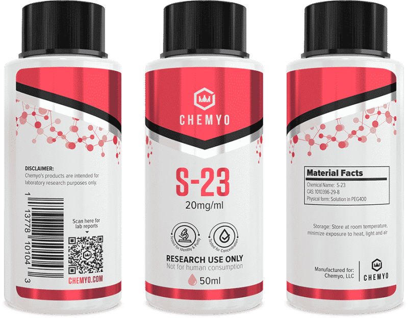 CHEMYO S23 | S-23 SARM SOLUTION 20MG/ML – 50ML