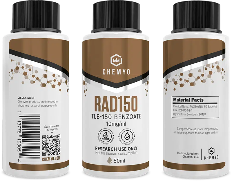 CHEMYO RAD150 | TLB-150 BENZOATE SOLUTION 10MG/ML – 50ML