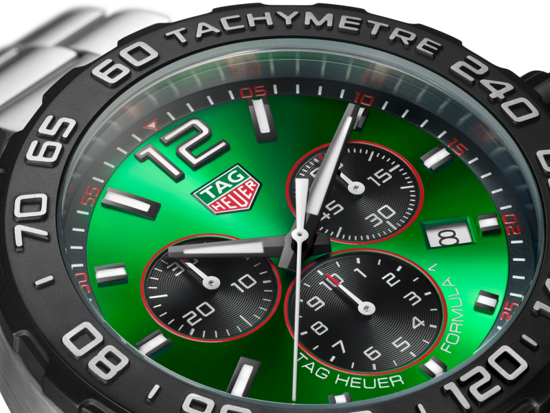 TAG HEUER FORMULA 1 CHRONOGRAPH GREEN 43MM