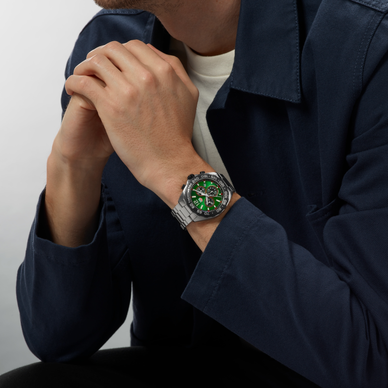 TAG HEUER FORMULA 1 CHRONOGRAPH GREEN 43MM