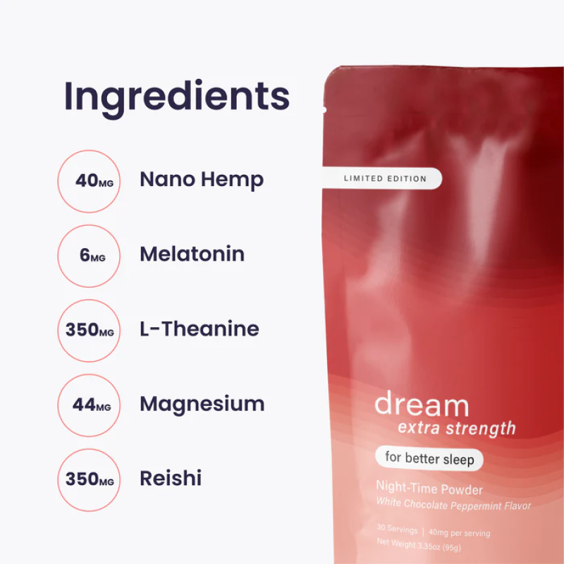 BEAM DREAM WHITE CHOCOLATE PEPPERMINT - EXTRA STRENGTH