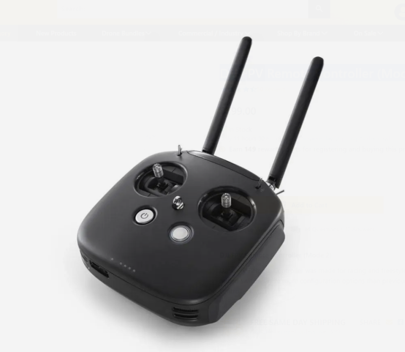 DJI FPV REMOTE CONTROLLER (MODE 2)