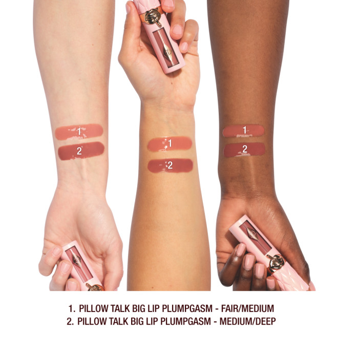 CHARLOTTE TILBURY PILLOW TALK BIG LIP PLUMPGASM FAIR TO MEDIUM
